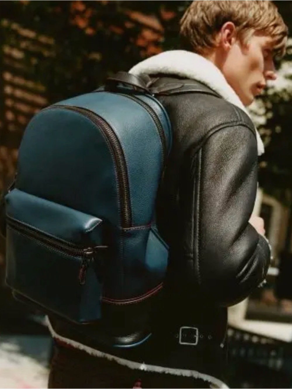 New Coach League leather Backpack Style 11105
